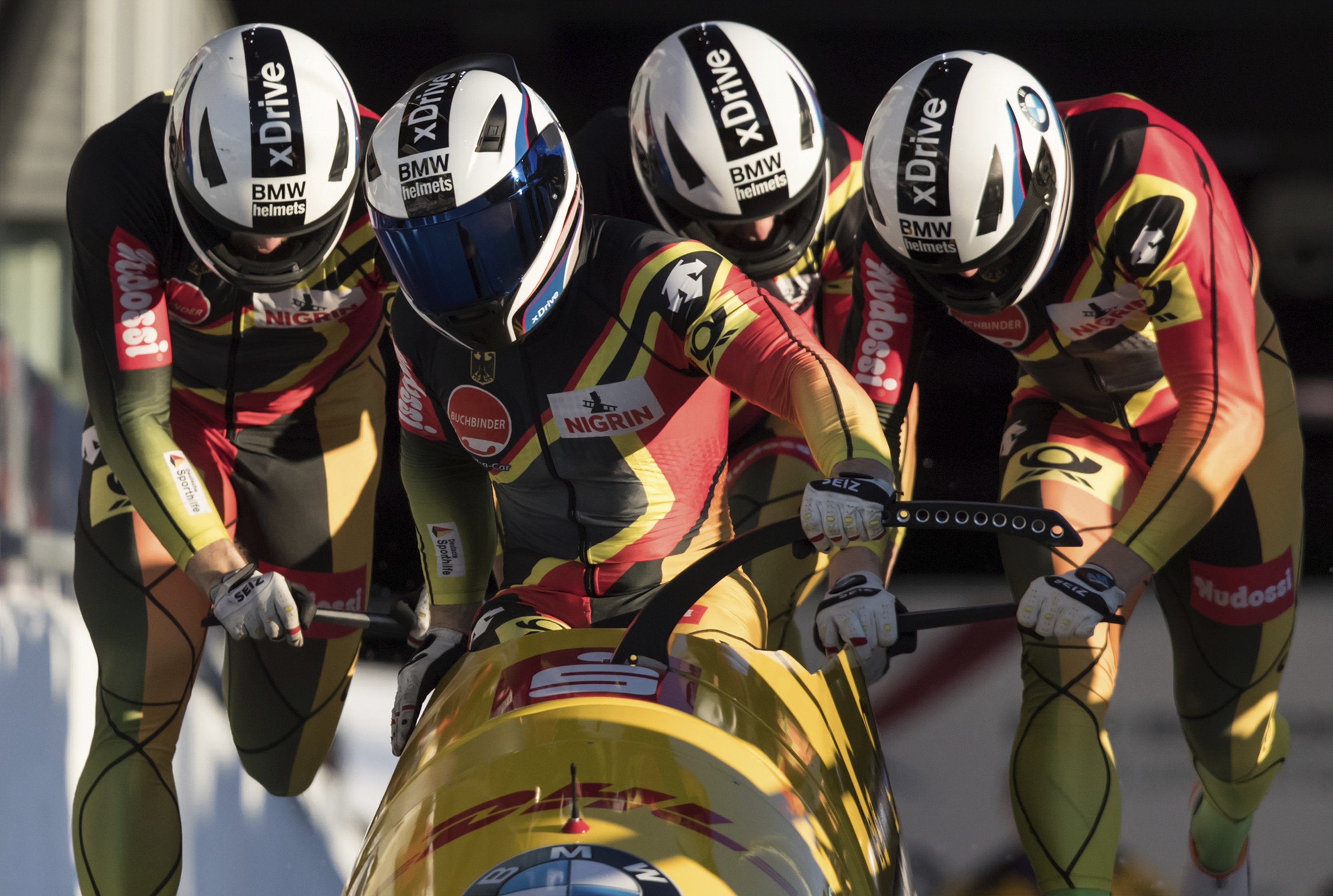 Dominant Friedrich wins 4man bobsled world championship AP News