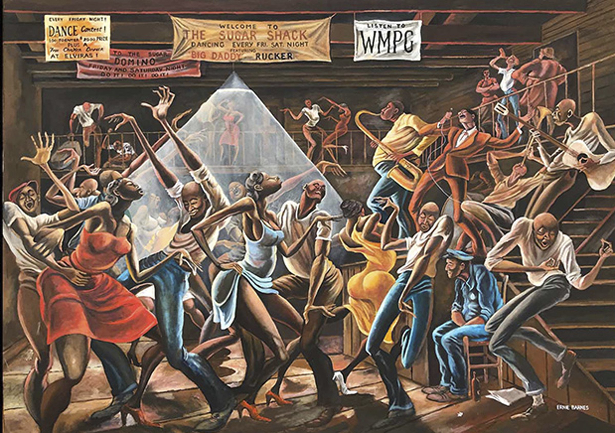 Exhibit features Ernie Barnes, football player turned artist | AP News