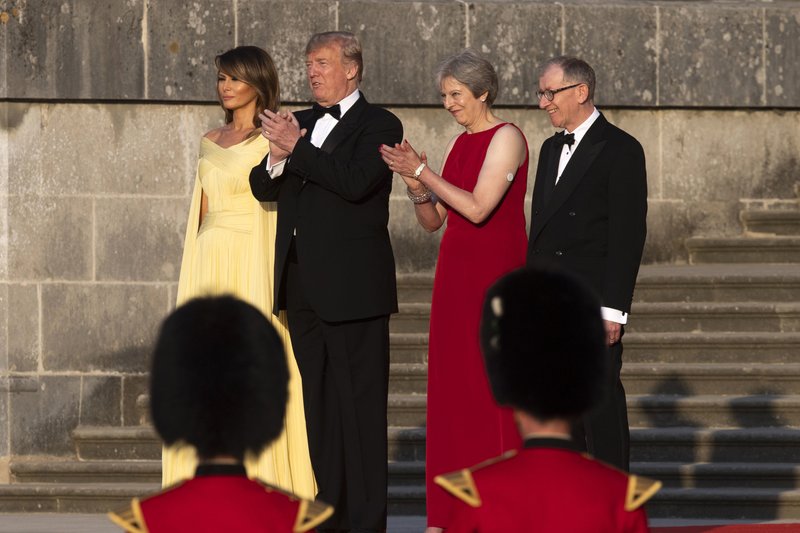 Trump brings his chaotic road show to Britain