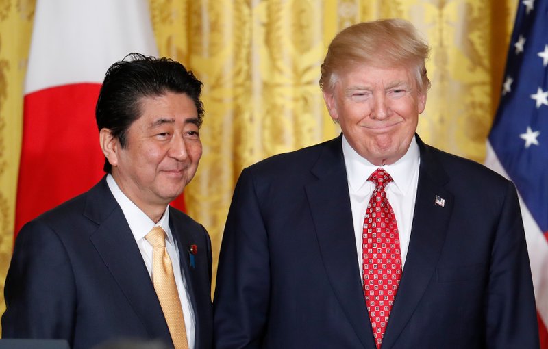 Donald Trump, Shinzo Abe