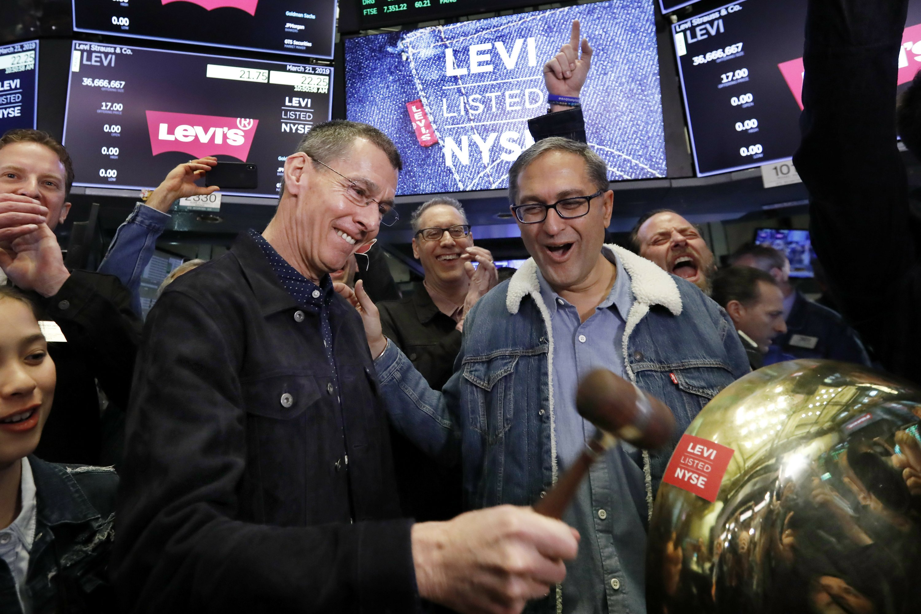 levis stock ticker