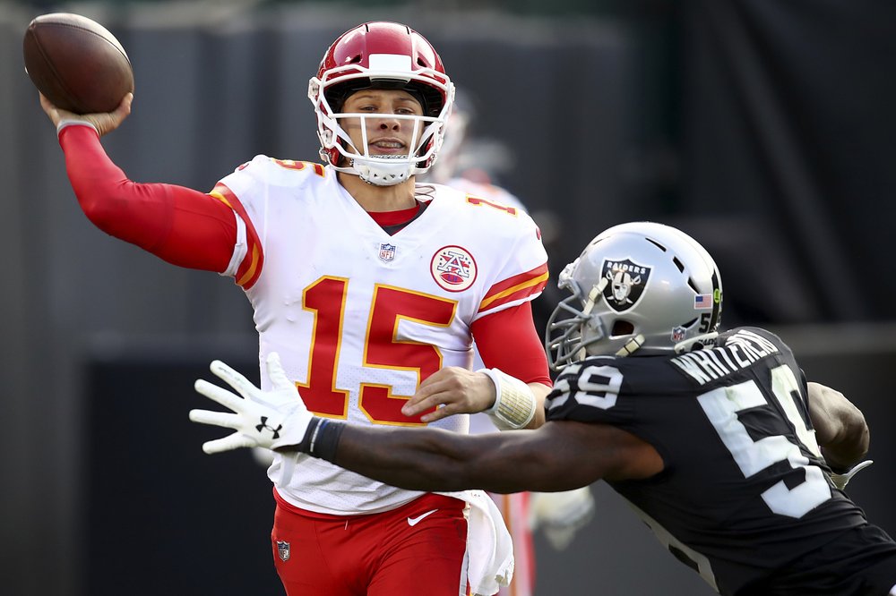 Patrick Mahomes, Tahir Whitehead