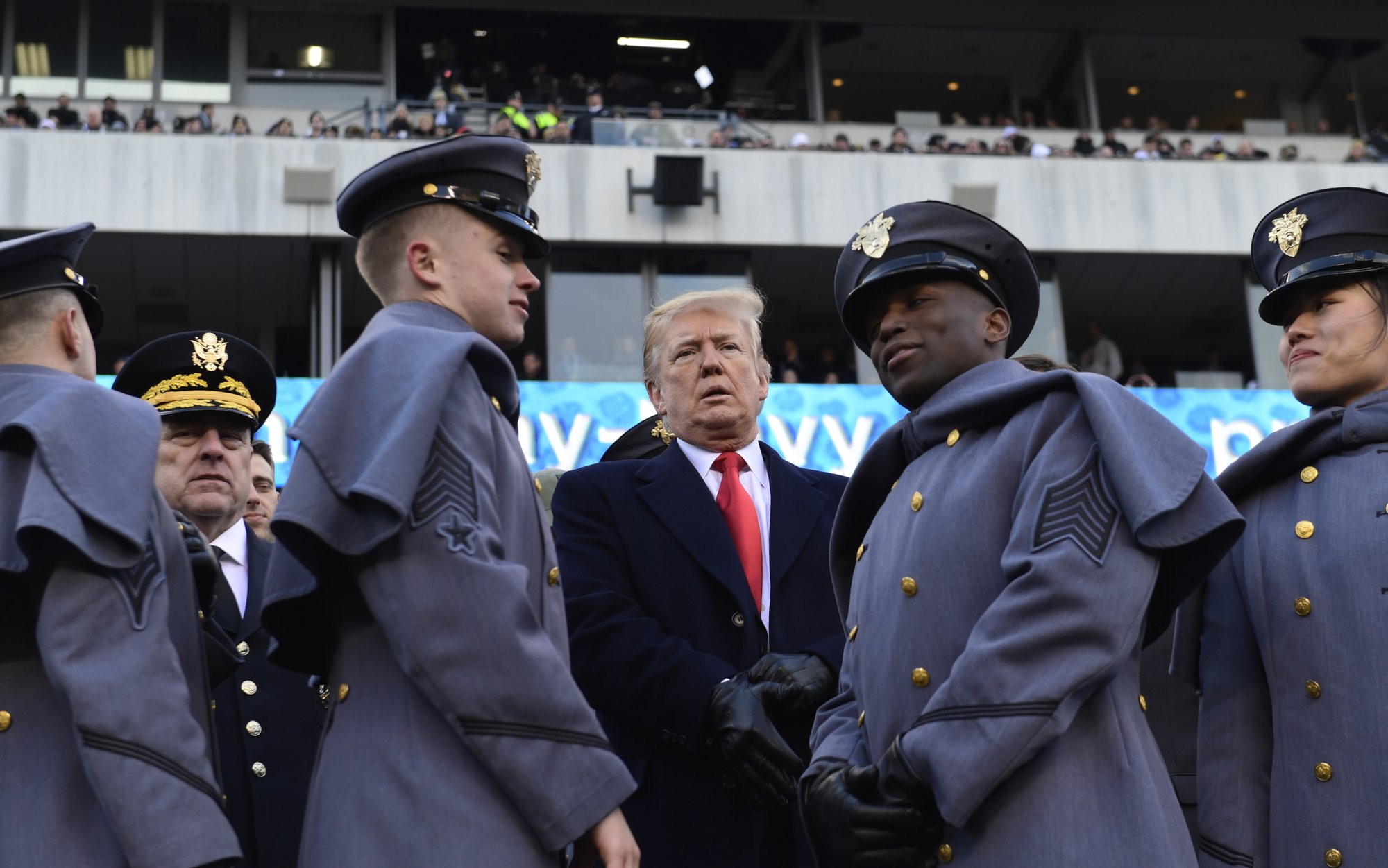 Trump is 10th sitting president to attend Army-Navy game | AP News