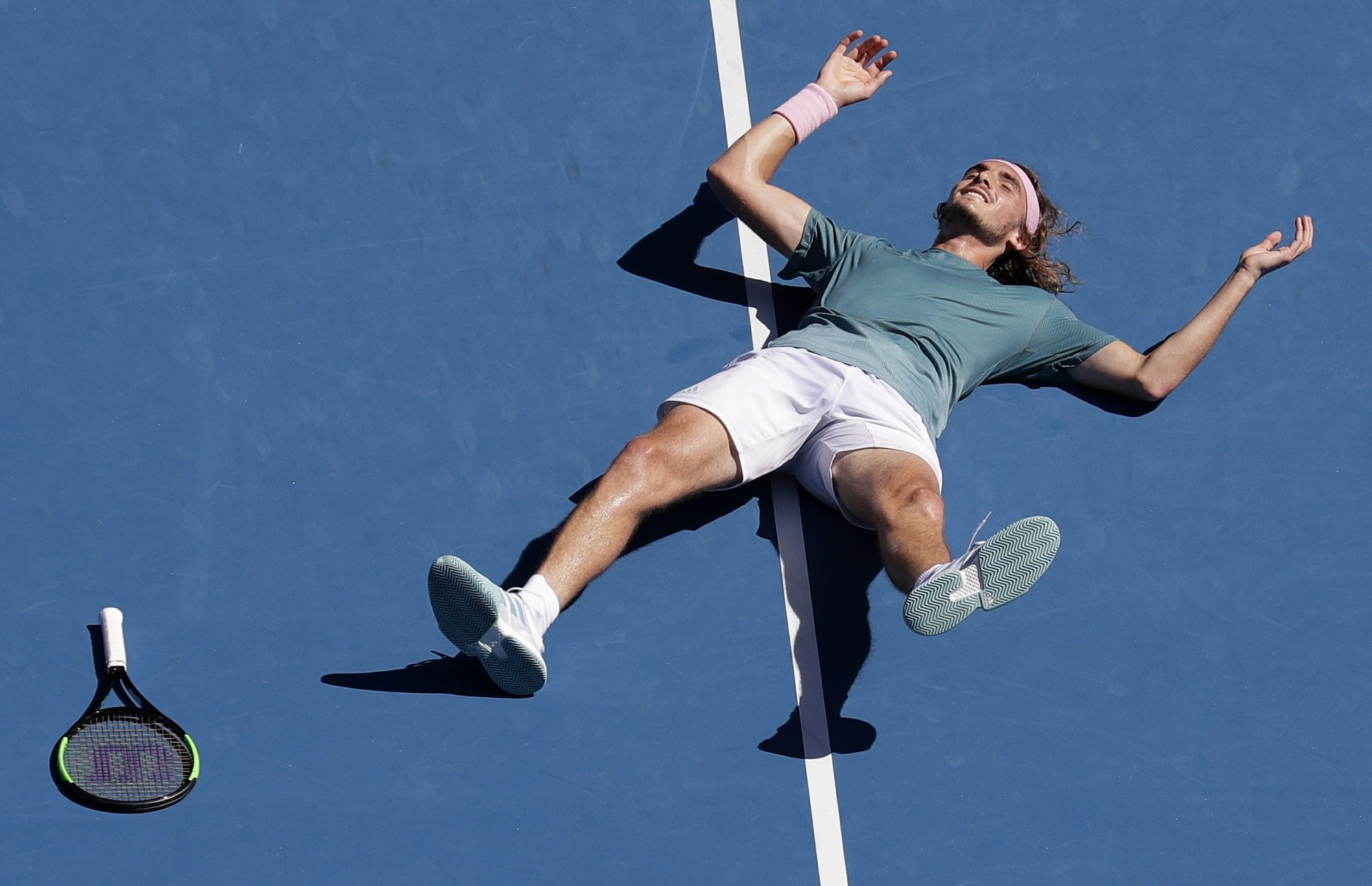 Tsitsipas Reaches 1st Slam Semi Plugs Youtube Collins Wins