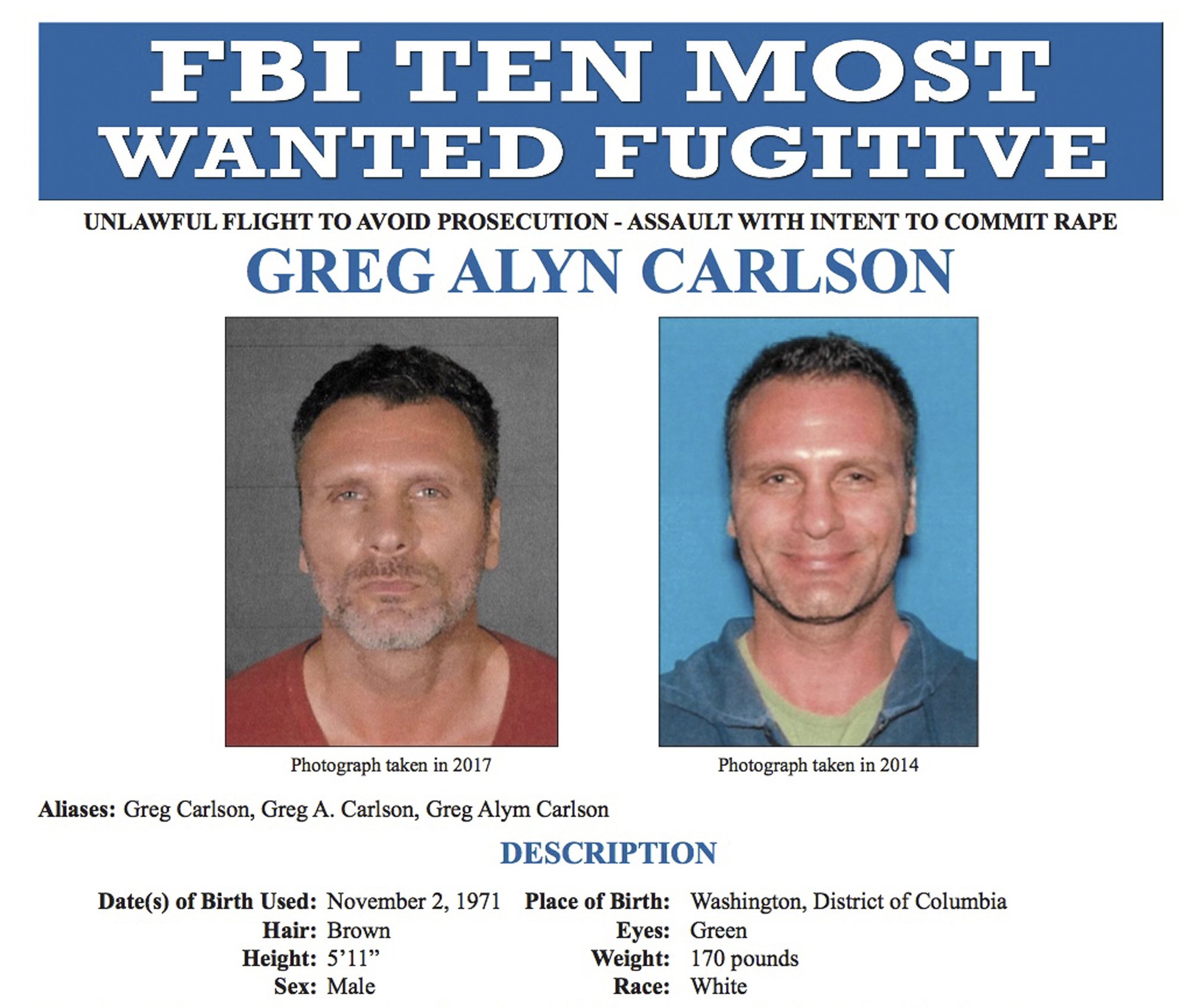 Fbi Adds La Man Accused Of Sex Crime To 10 Most Wanted List