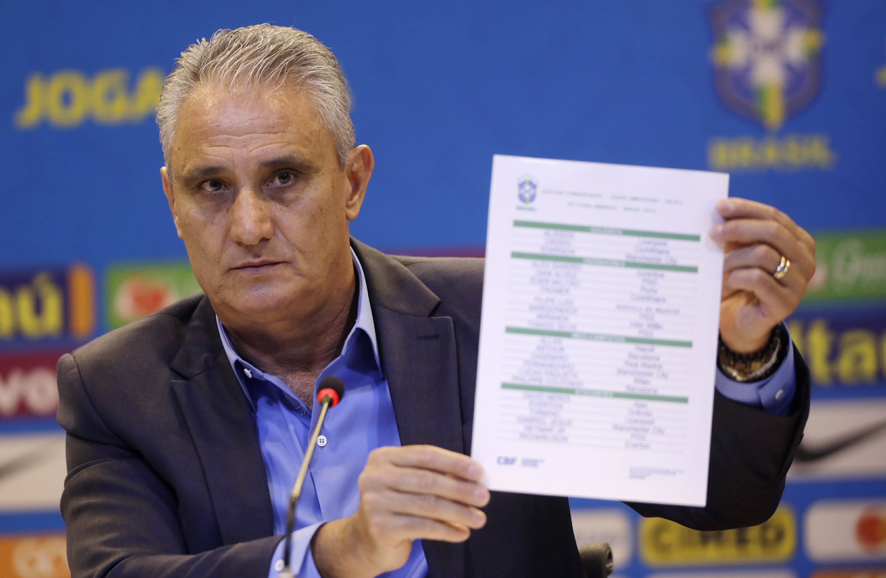 Brazil coach Tite under pressure ahead of Copa America | AP News