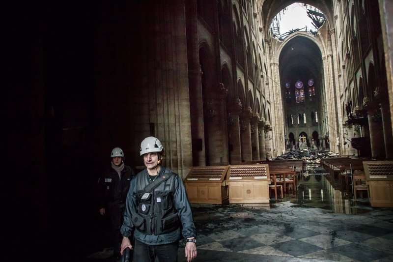Cathedral of Notre-Dame of Paris fire aftermath