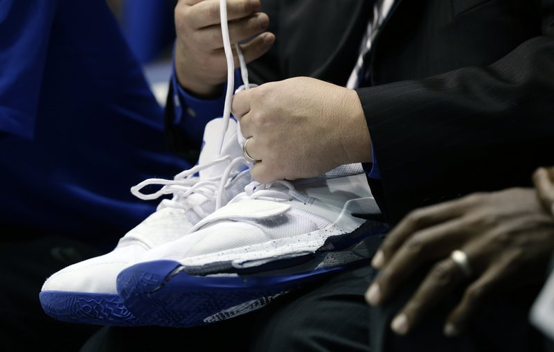 zion busted shoe