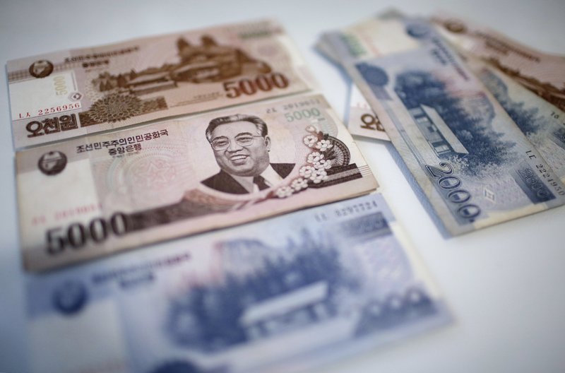 North Korean Economics 101 How Much Is A Dollar Worth A Portrait Of The Late Kim Il Sung Is Seen On 5 000 Bill North Korean Won Monday Feb 6 2017 While Foreign Brand Name Goods Are Often Paid