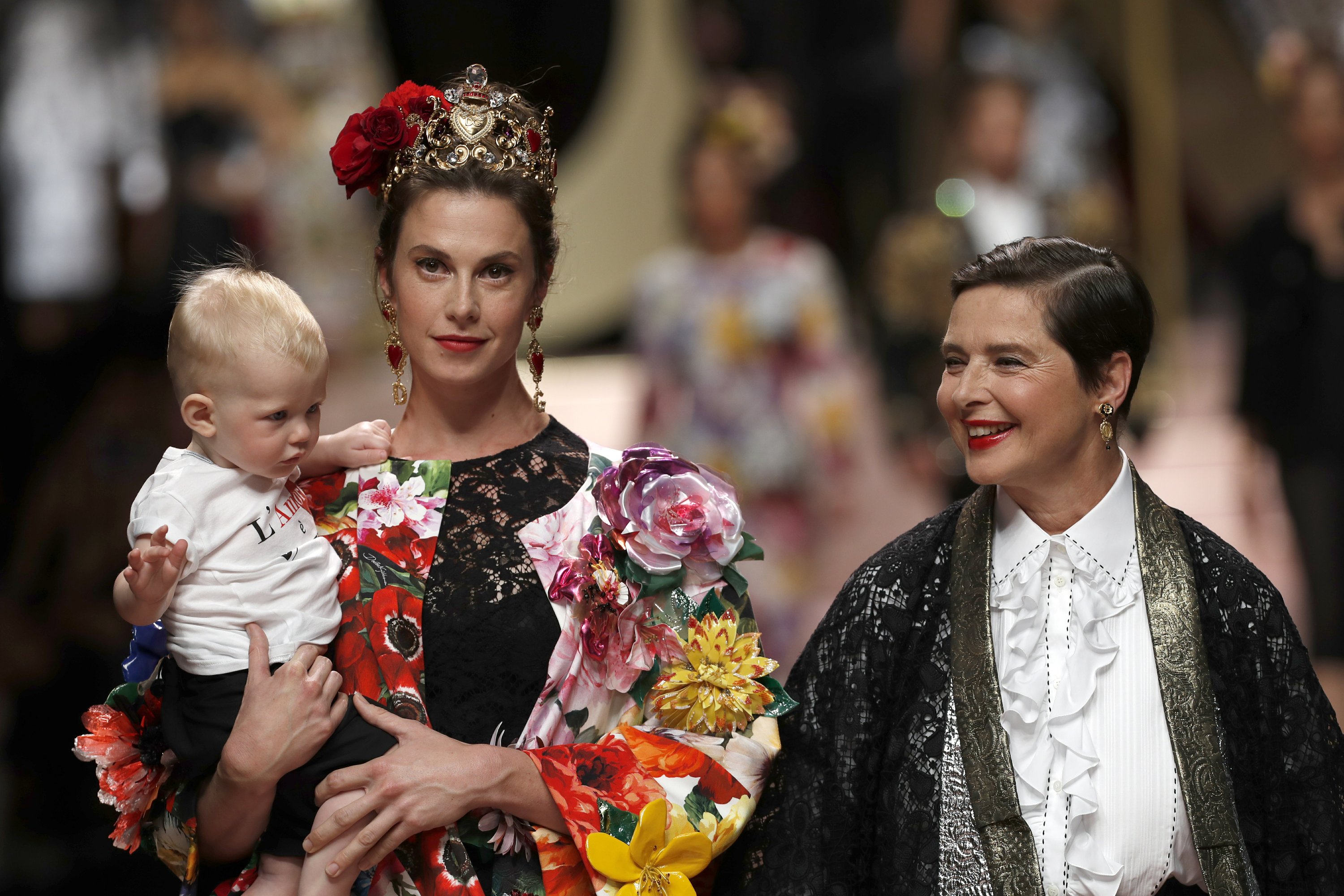 Dolce&Gabbana explore DNA with star-filled cast | AP News