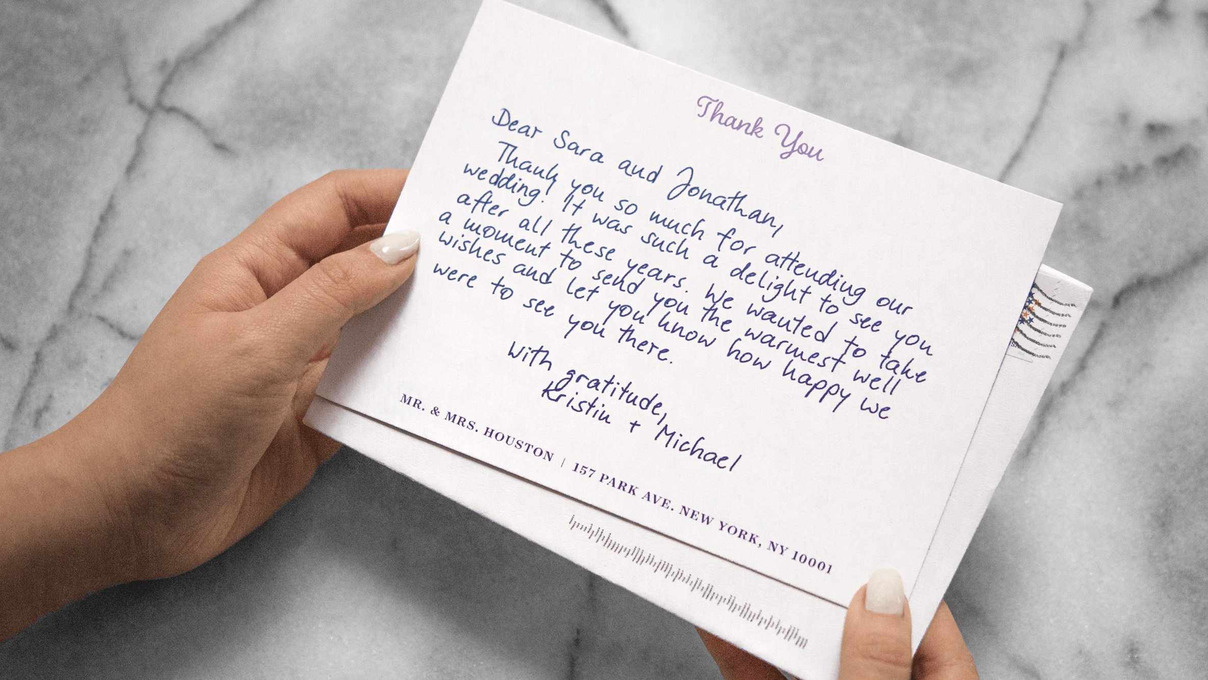 Wedding thank-you notes are hard. Here's how to get 'em done