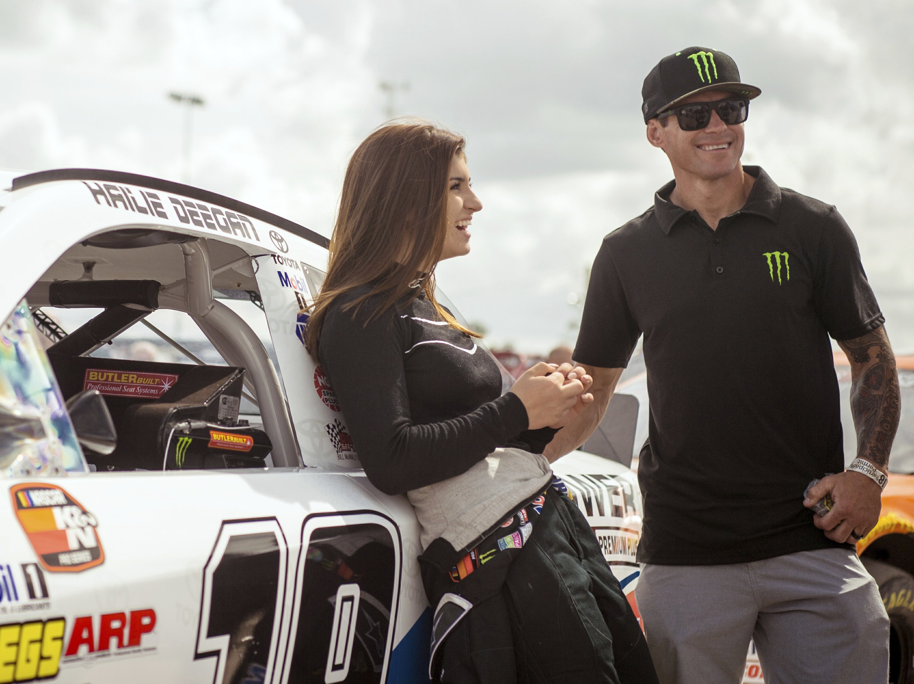 (AP) - There are three questions that Hailie Deegan gets from everybody she...