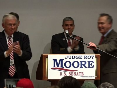 Roy Moore Not Yet Conceding in AL Senate Race