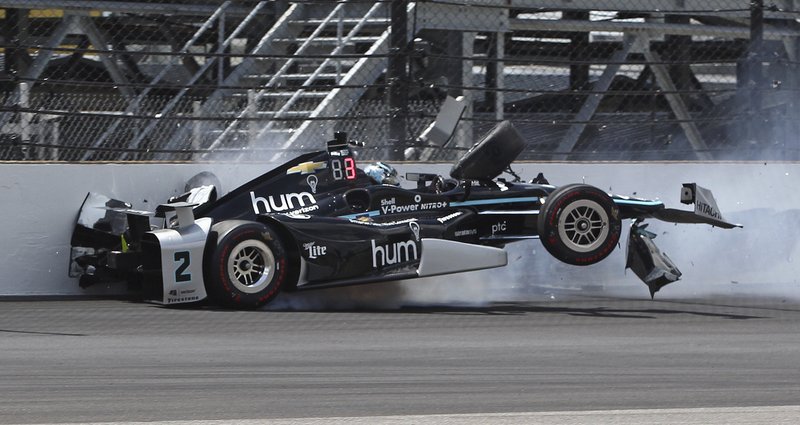 Josef Newgarden Crashes During Indy 500 Practice