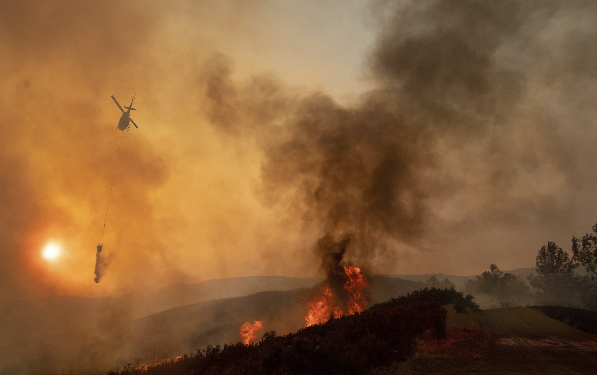Forest fires raging all over California Forest fires raging all over California