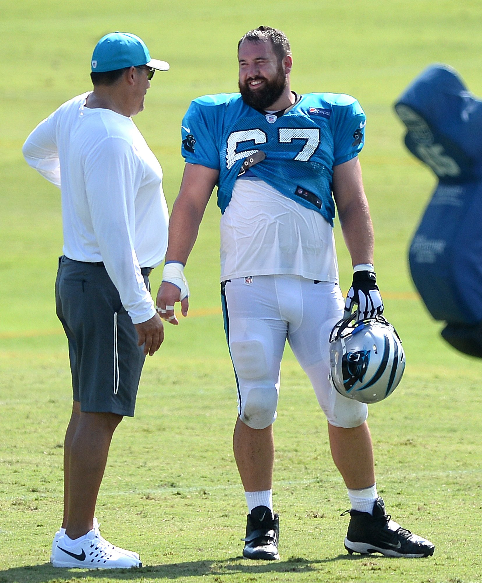 Panthers C Ryan Kalil not wasting time 