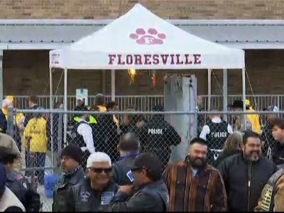 Texas Vigil: 'I'm Here To Support Them'
