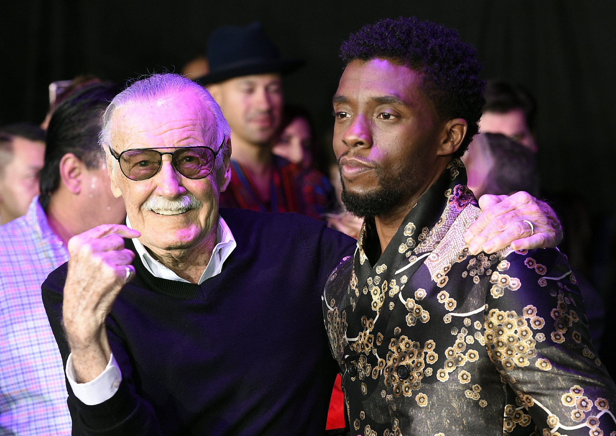 Stan Lee, Chadwick Boseman
