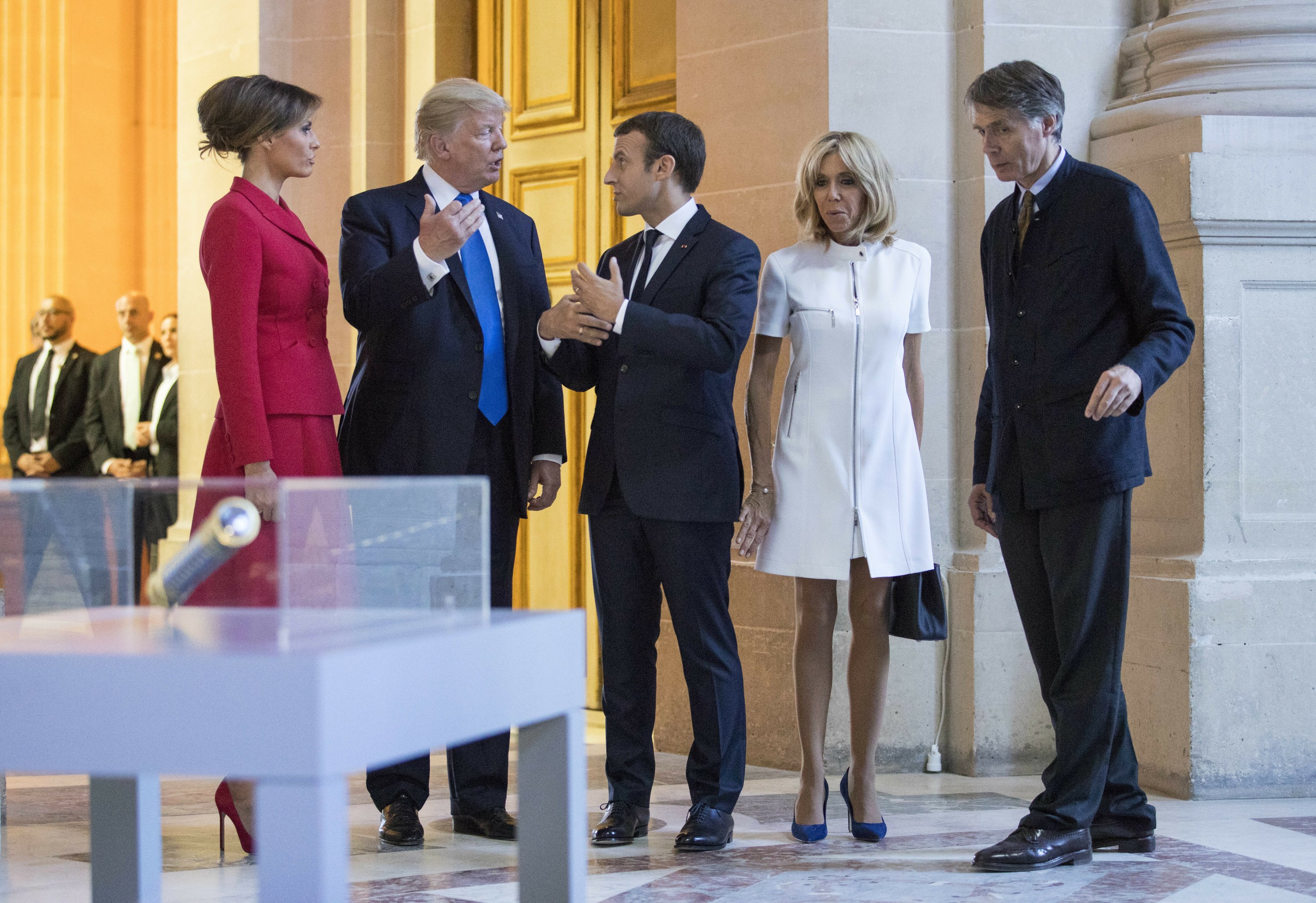Trump Caught On Tape Complimenting Macron S Wife S Body