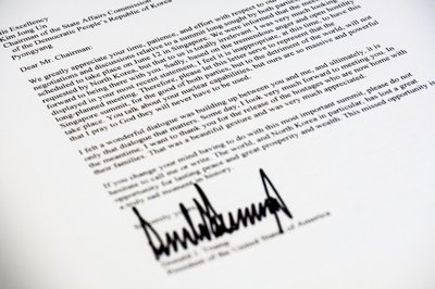 Dear Mr. Chairman: An extraordinary letter from Trump to Kim | AP News