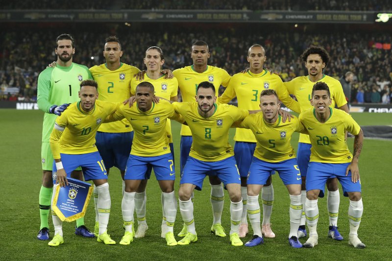 brazil soccer team uniform