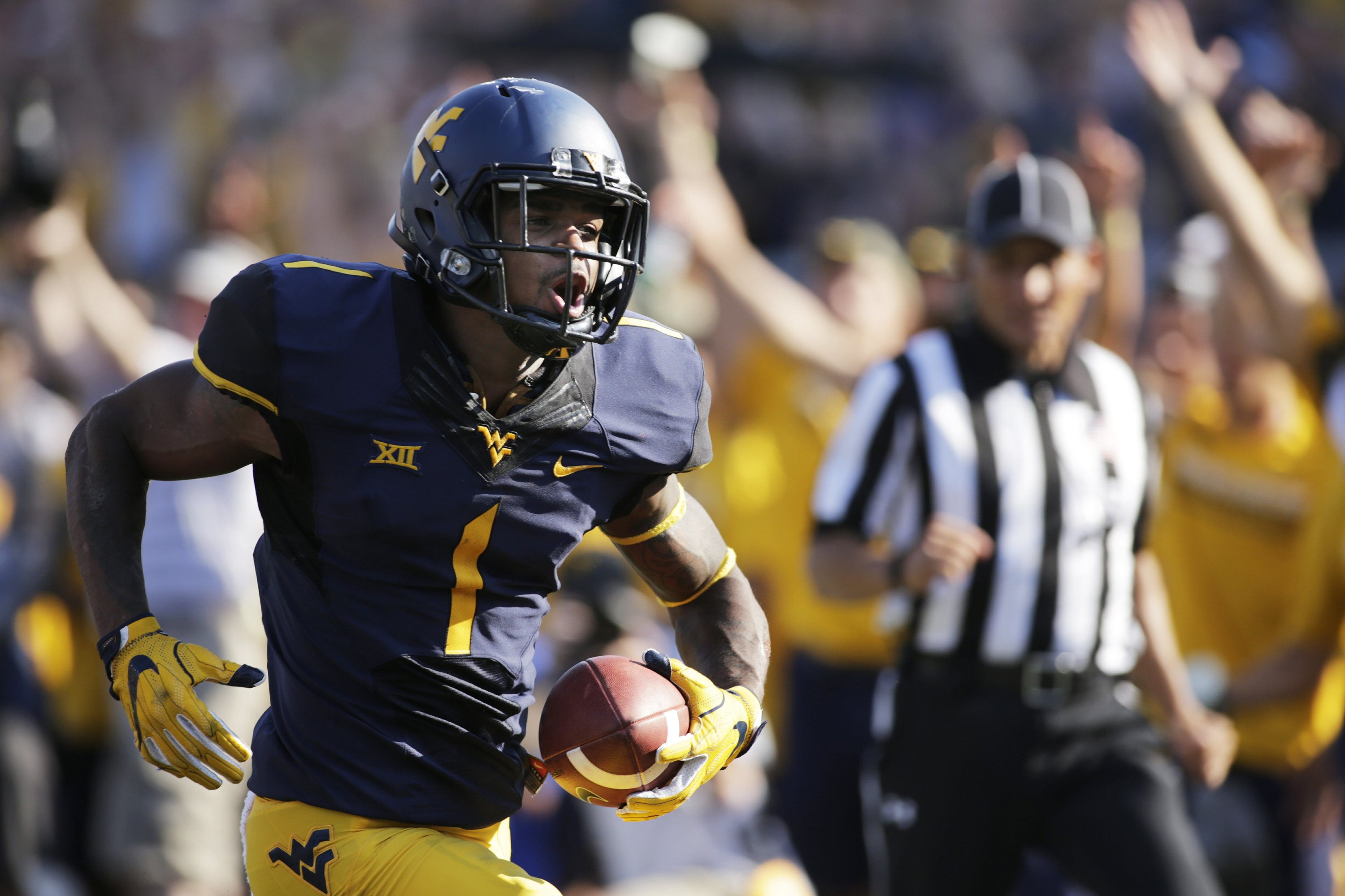 West Virginia wide receivers no longer susceptible to drops AP News