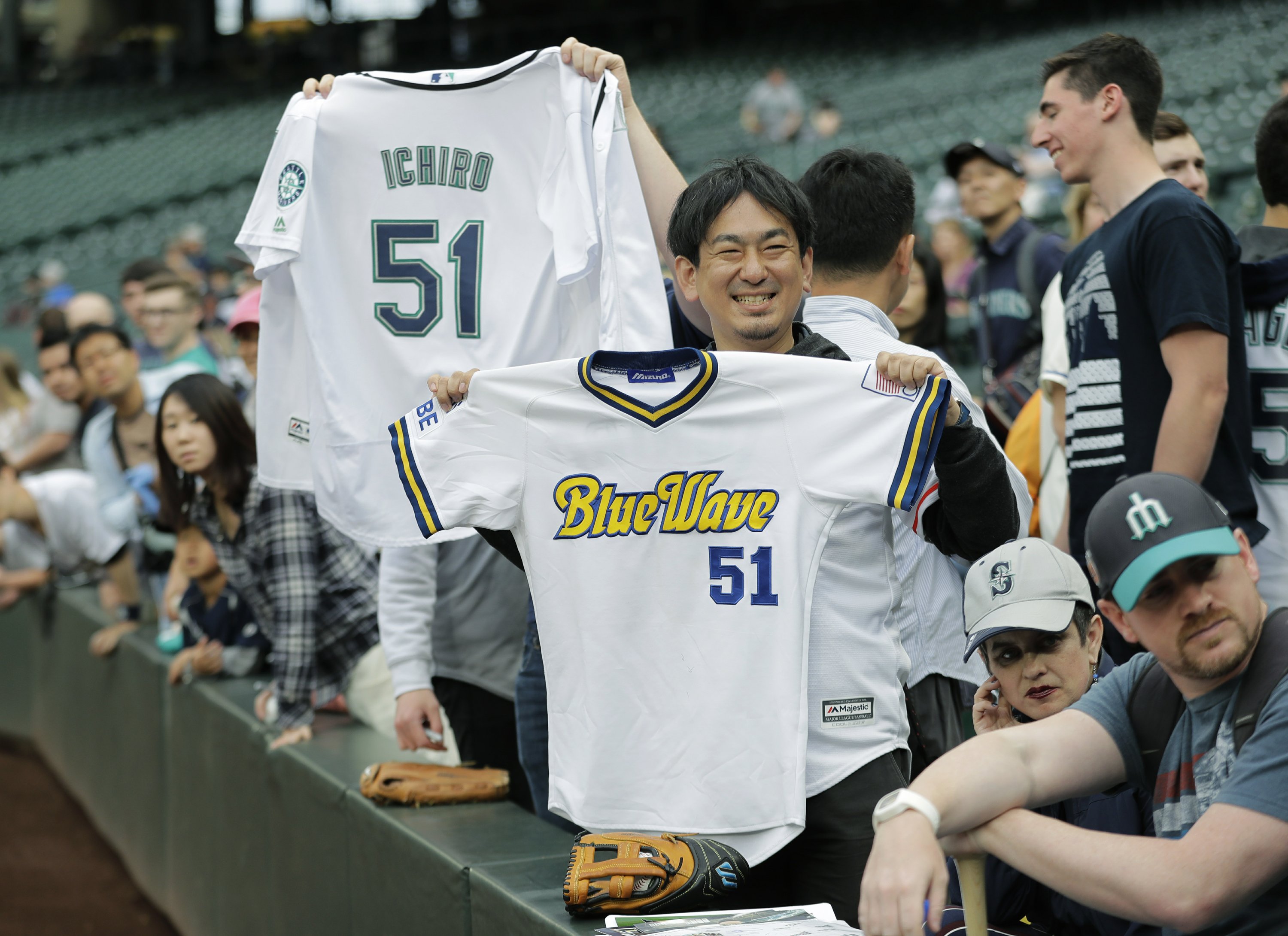 ichiro orix blue wave jersey