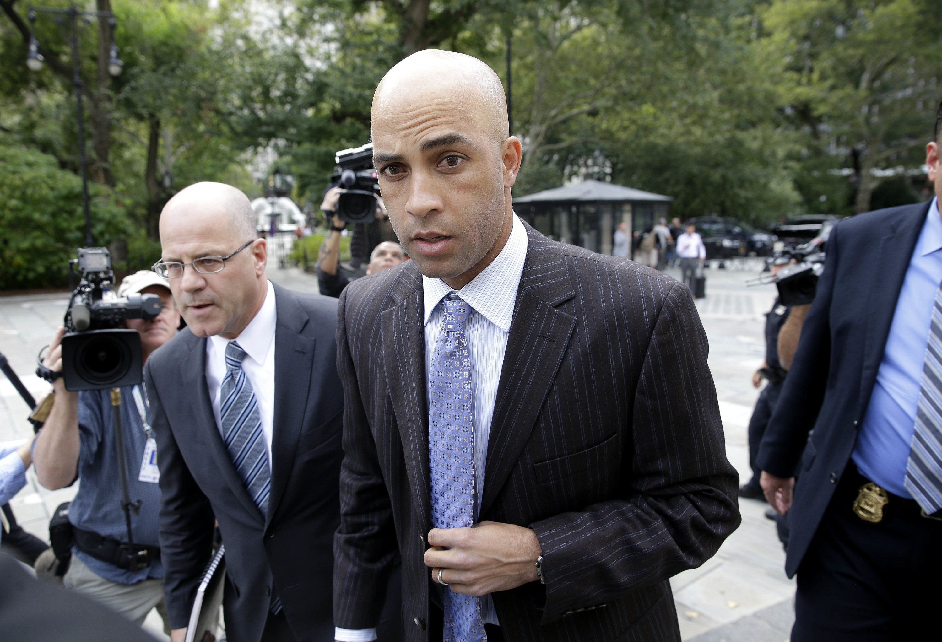 Ex-tennis star Blake testifies about his mistaken arrest