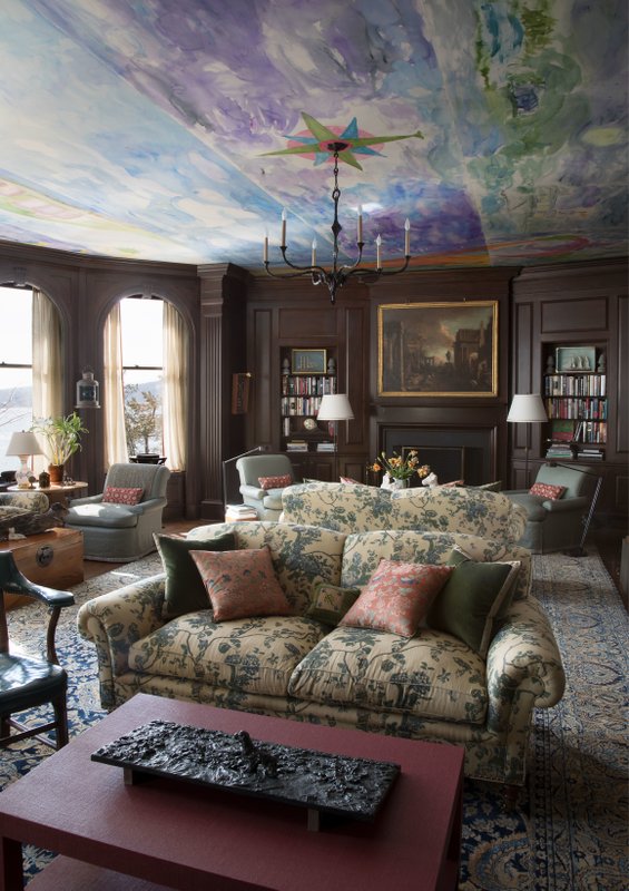 This undated photo provided by the monacelli press shows a photograph of a living room in a house on long island in new york featured in the book classical This undated photo provided by the monacelli press shows a photograph of a living room in a house on long island in new york featured in the book classical