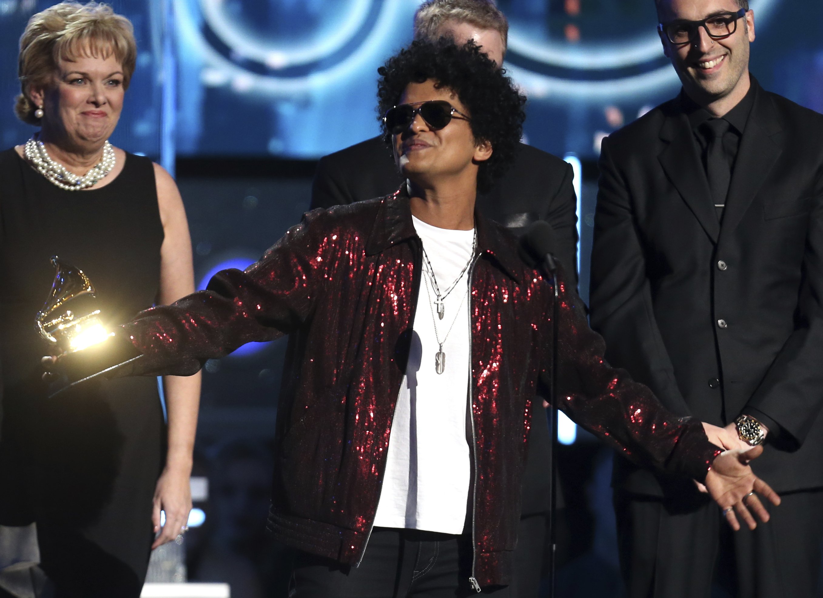 The Latest Bruno Mars Wins Album Of The Year Grammy Award