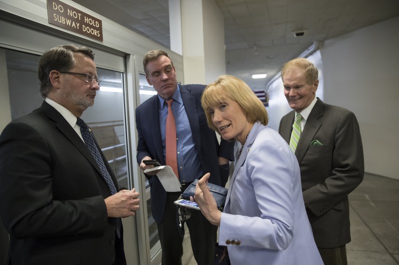 Maggie Hassan, Bill Nelson, Gary Peters, Mark Warner