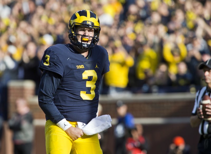 Wilton Speight Helps No 2 Michigan Rout Maryland 59 3