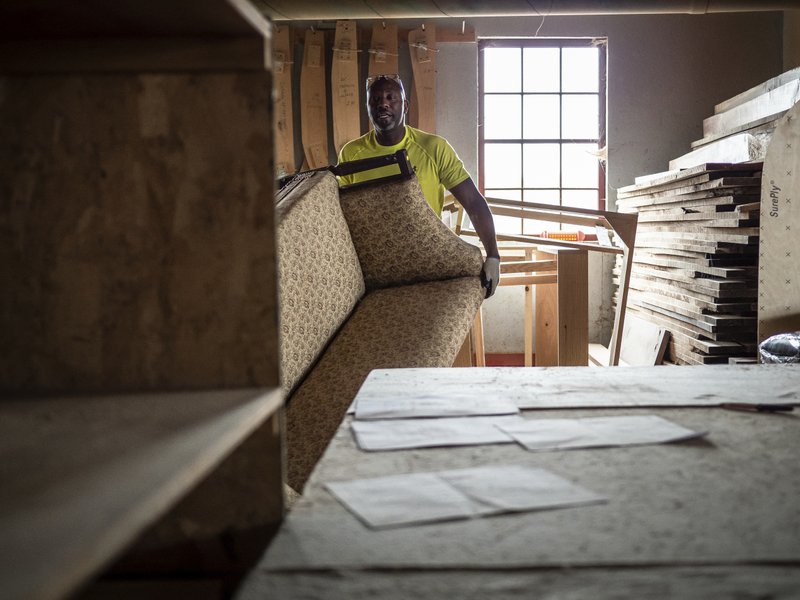 Rural Minnesota Partners Give New Life To Tattered Couch