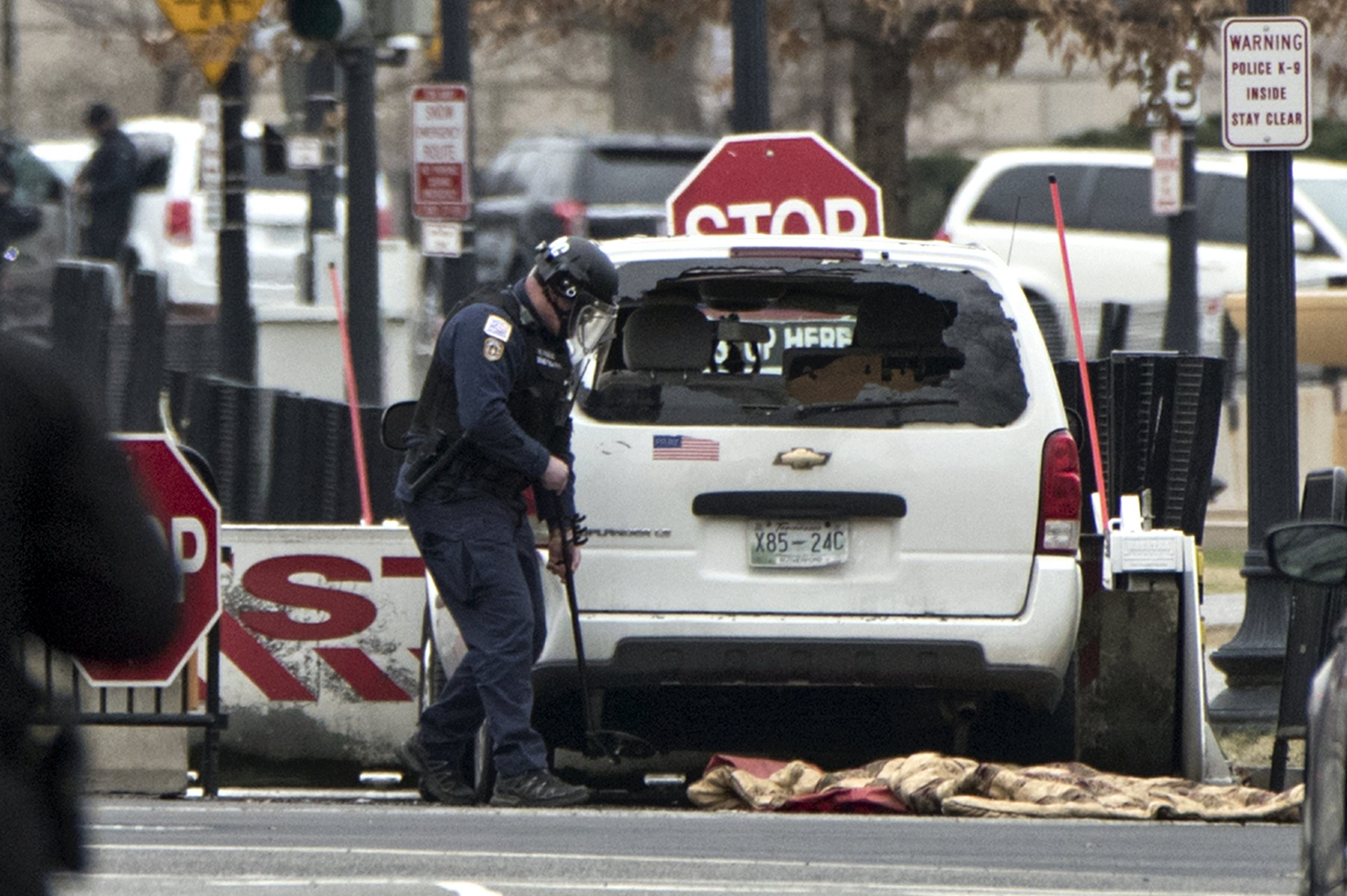 White House Locked Down After Vehicle Strikes Barrier