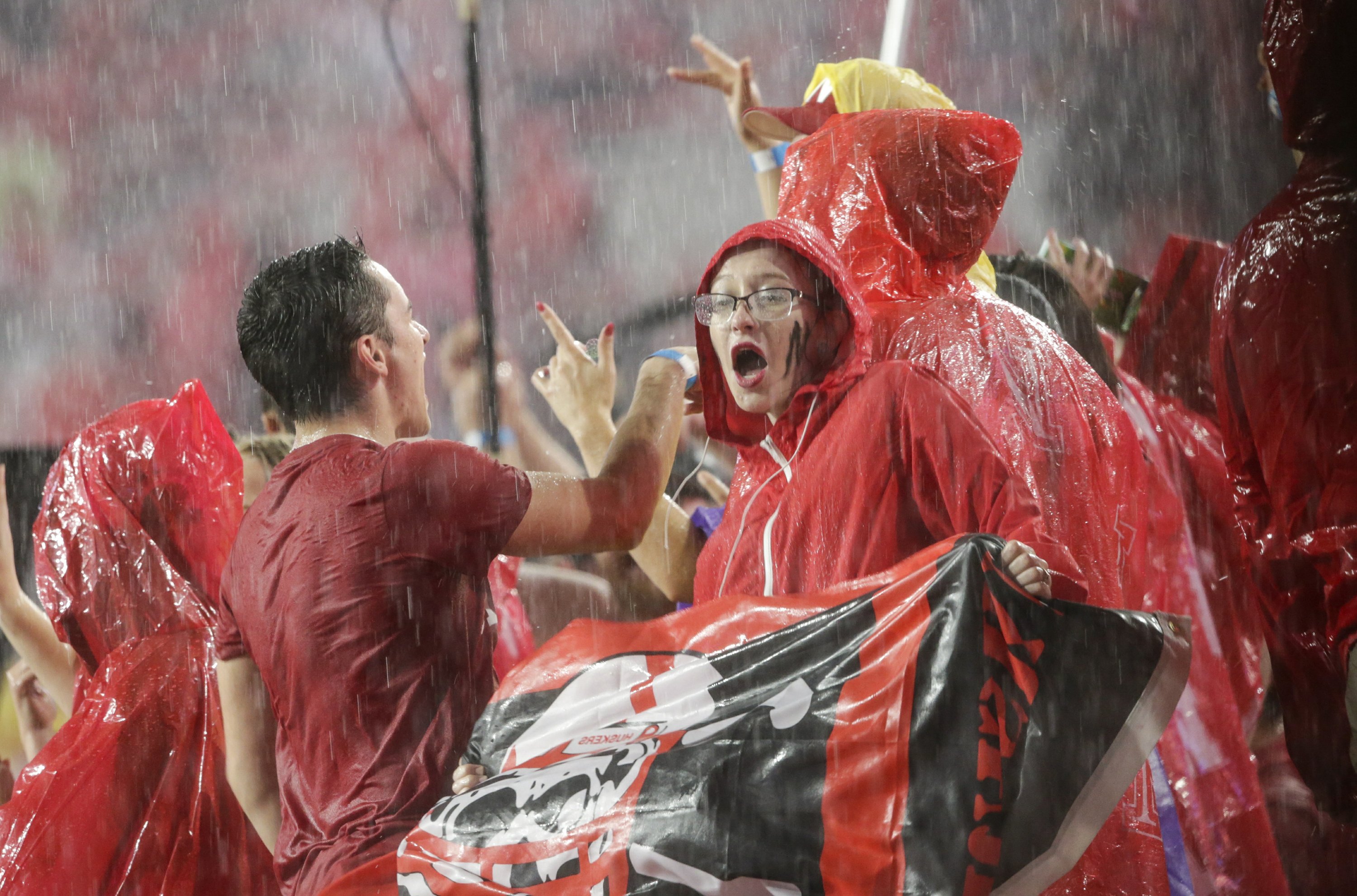 Weather Woes Hit College Football Stadiums Cleared