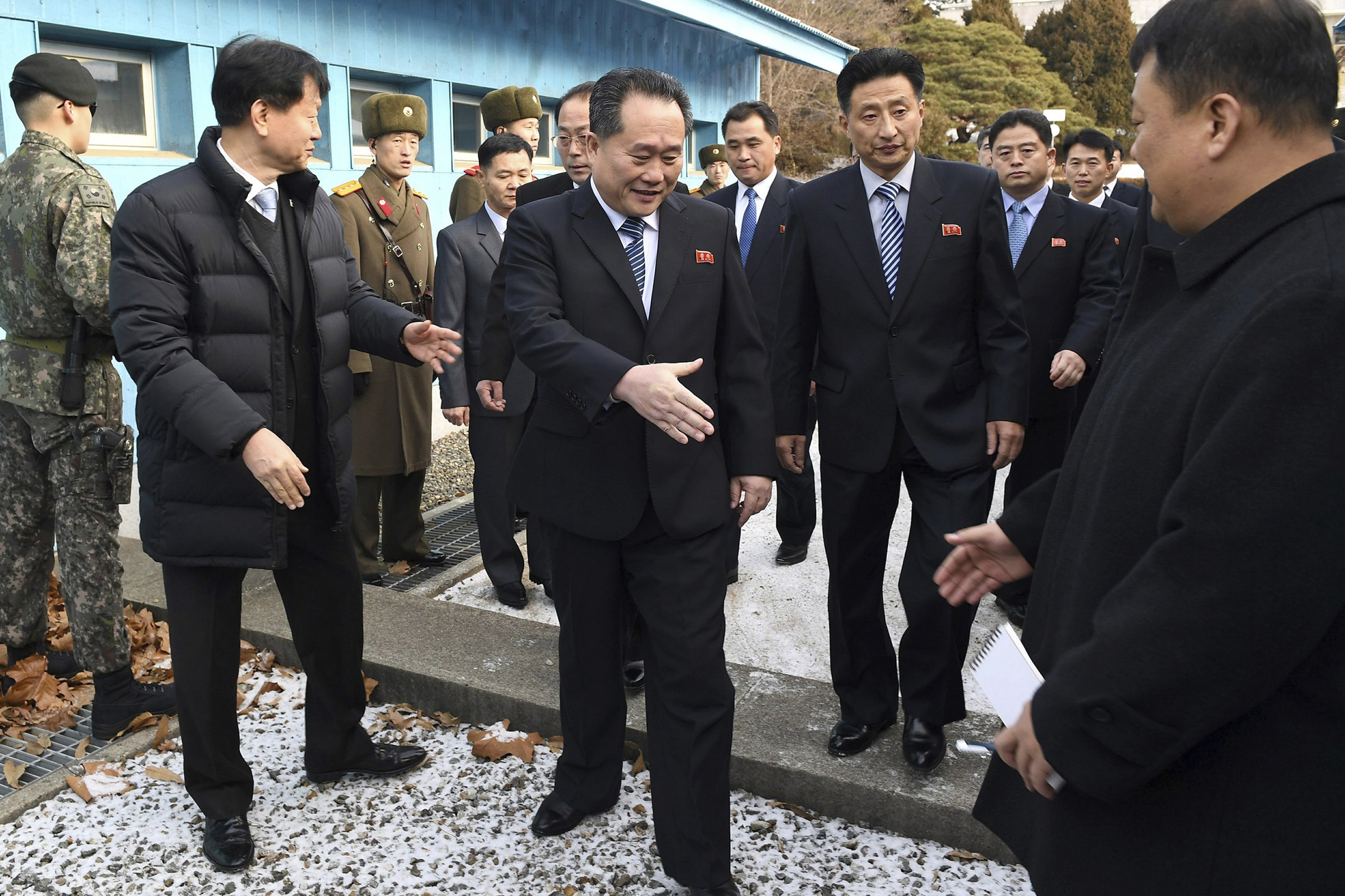 The Latest Koreas agree to hold talks on reducing tensions AP News