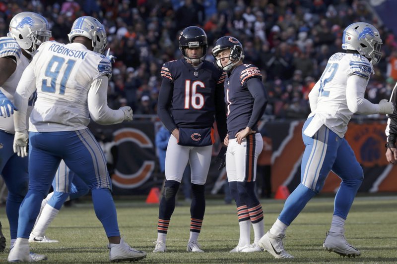 Bears Supporting Parkey After Tough Day Against Lions