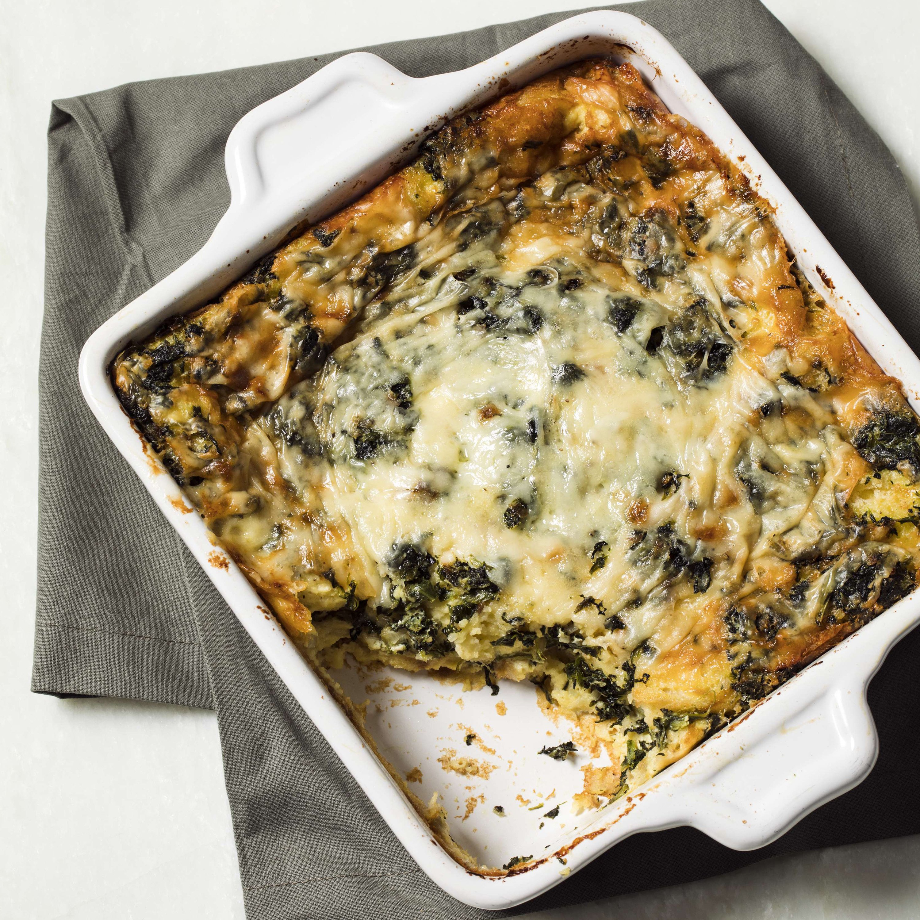 Earthy Spinach And Nutty Cheese Star In This Star Of Brunch