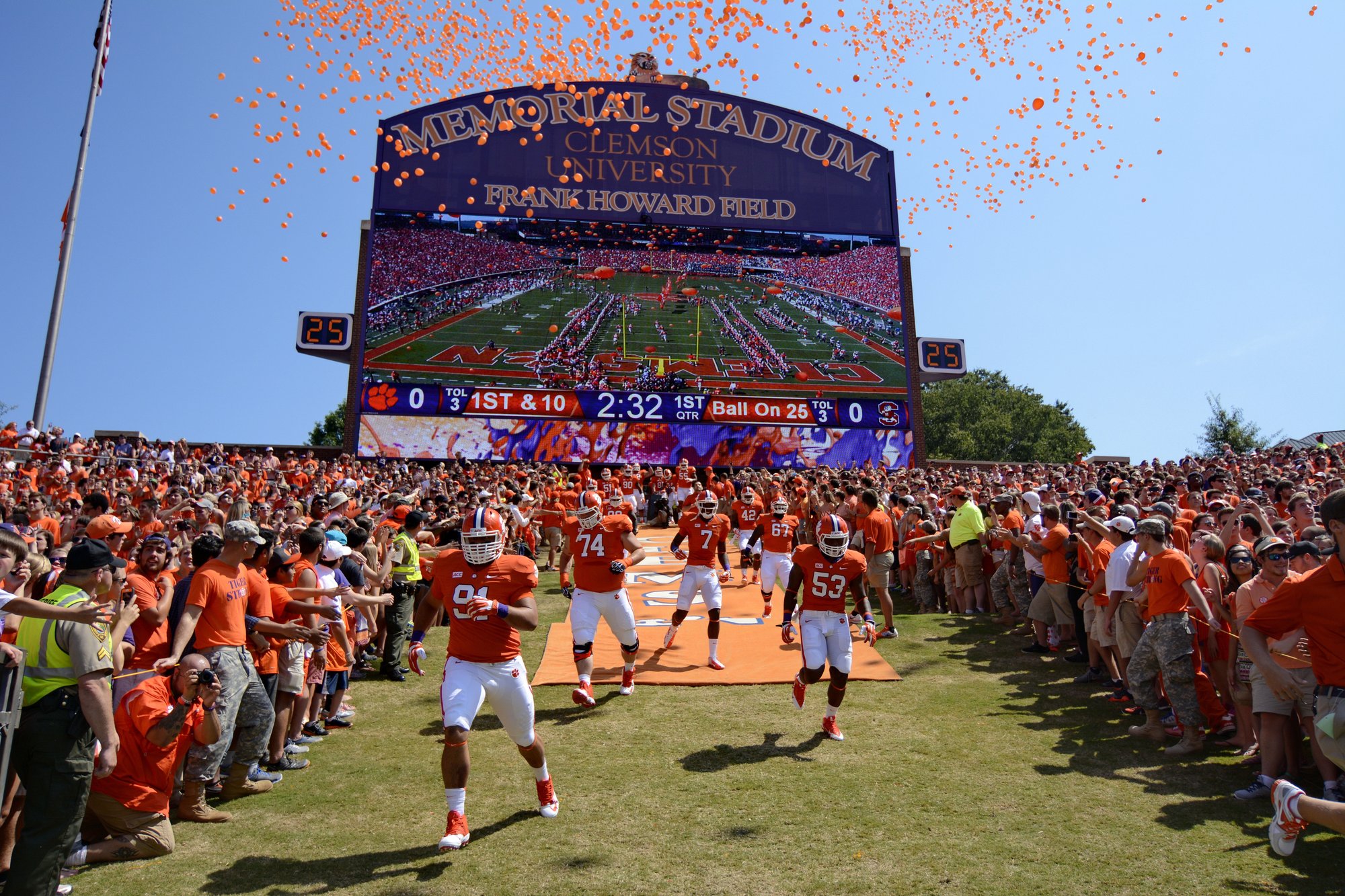 Clemson To Play This Weekend With Storm Battering Coastline