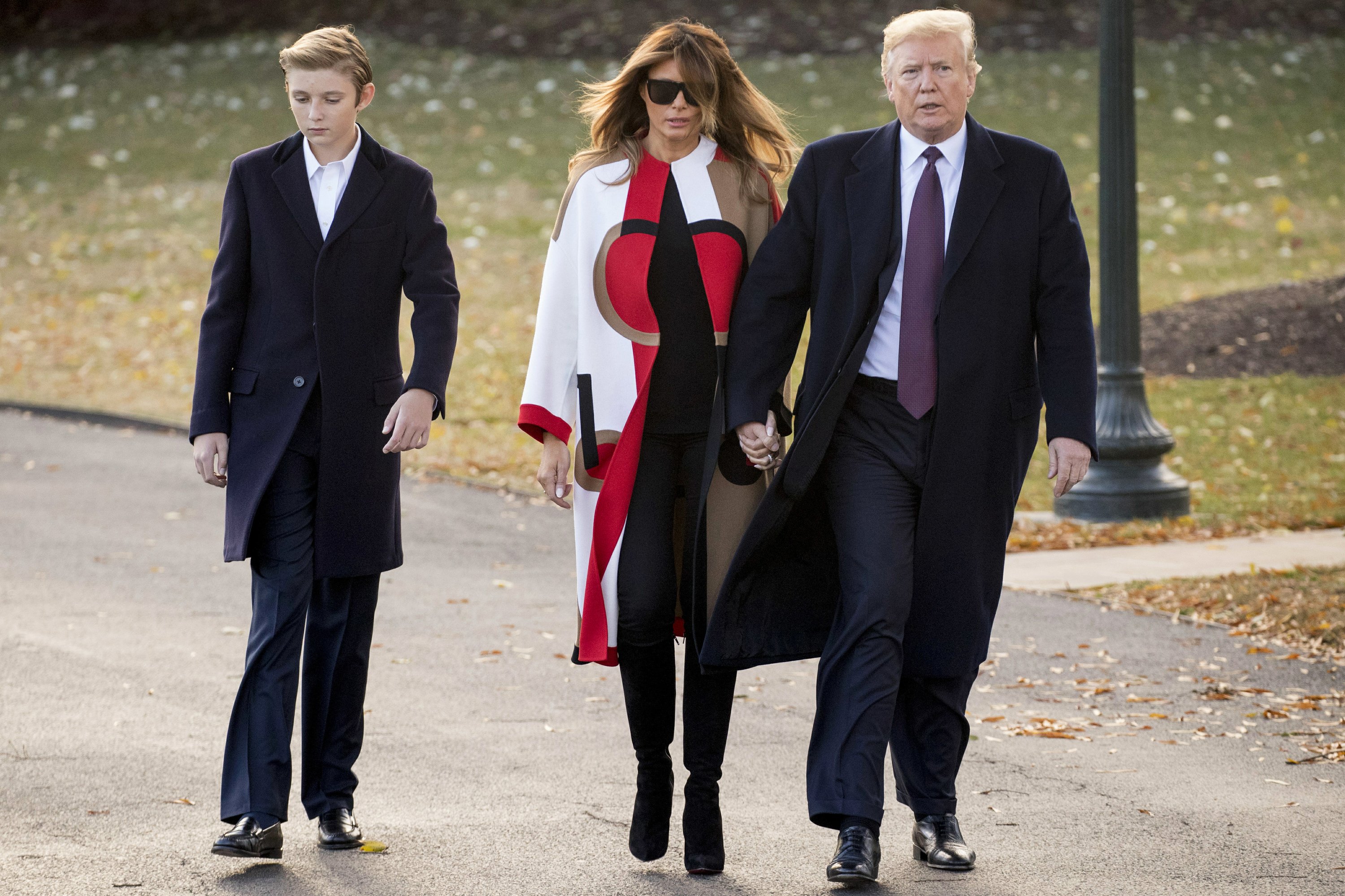 Trump says he wouldn't steer son Barron toward football AP News