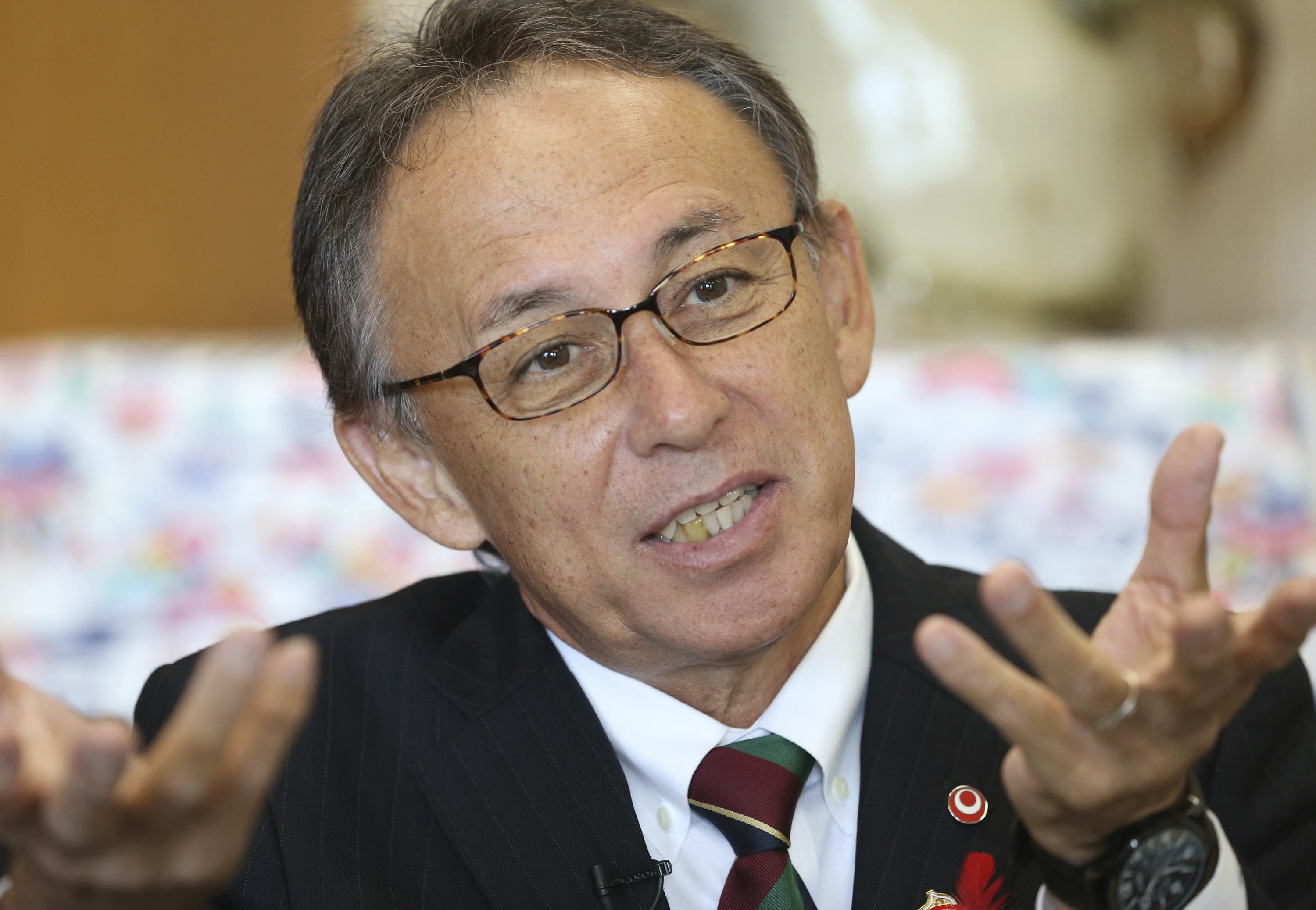 Image result for Okinawa's Deputy Gov. Kiichiro Janaha