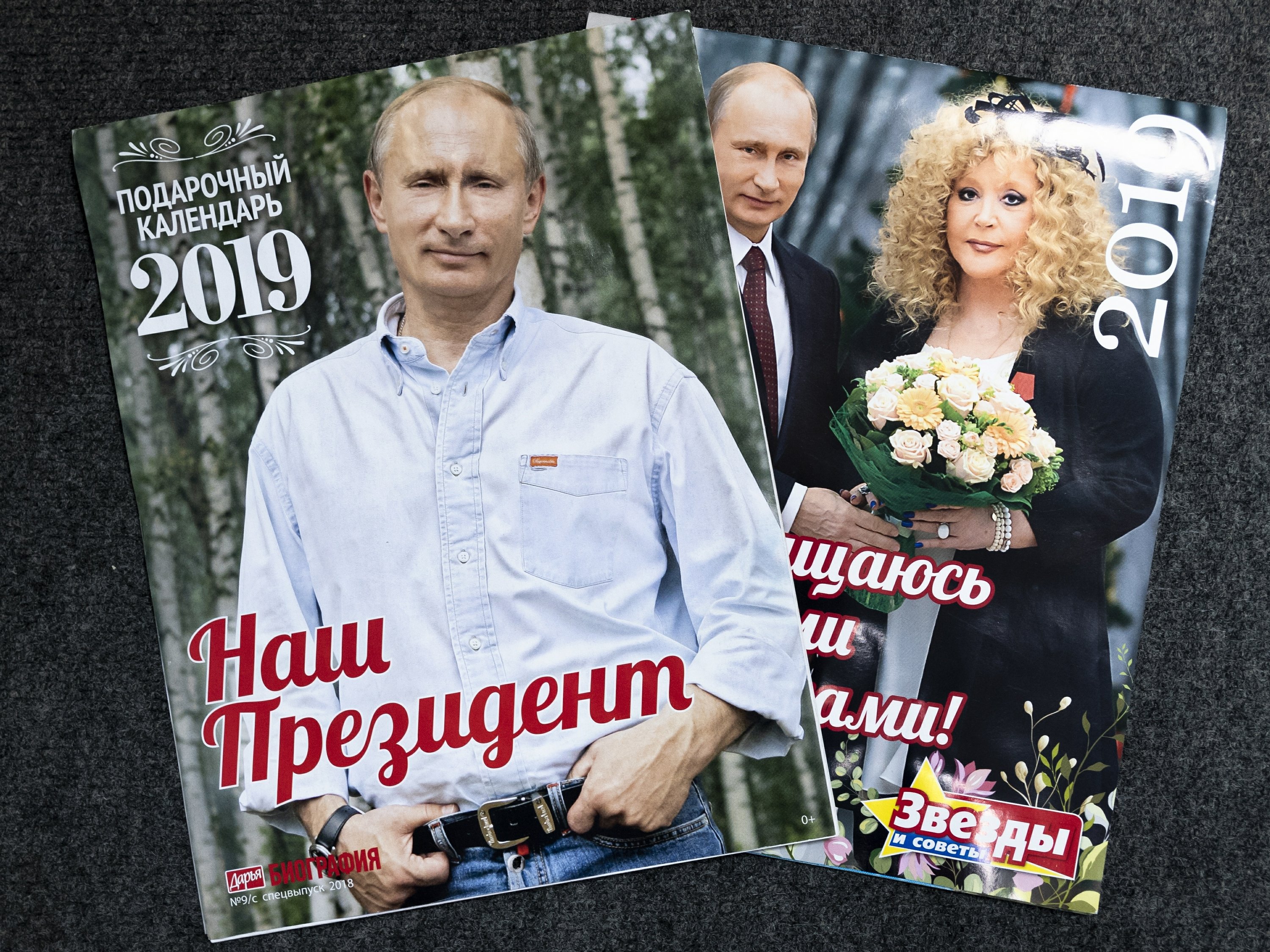 Vladimir Putin's annual calendars come out, reaction mixed AP News