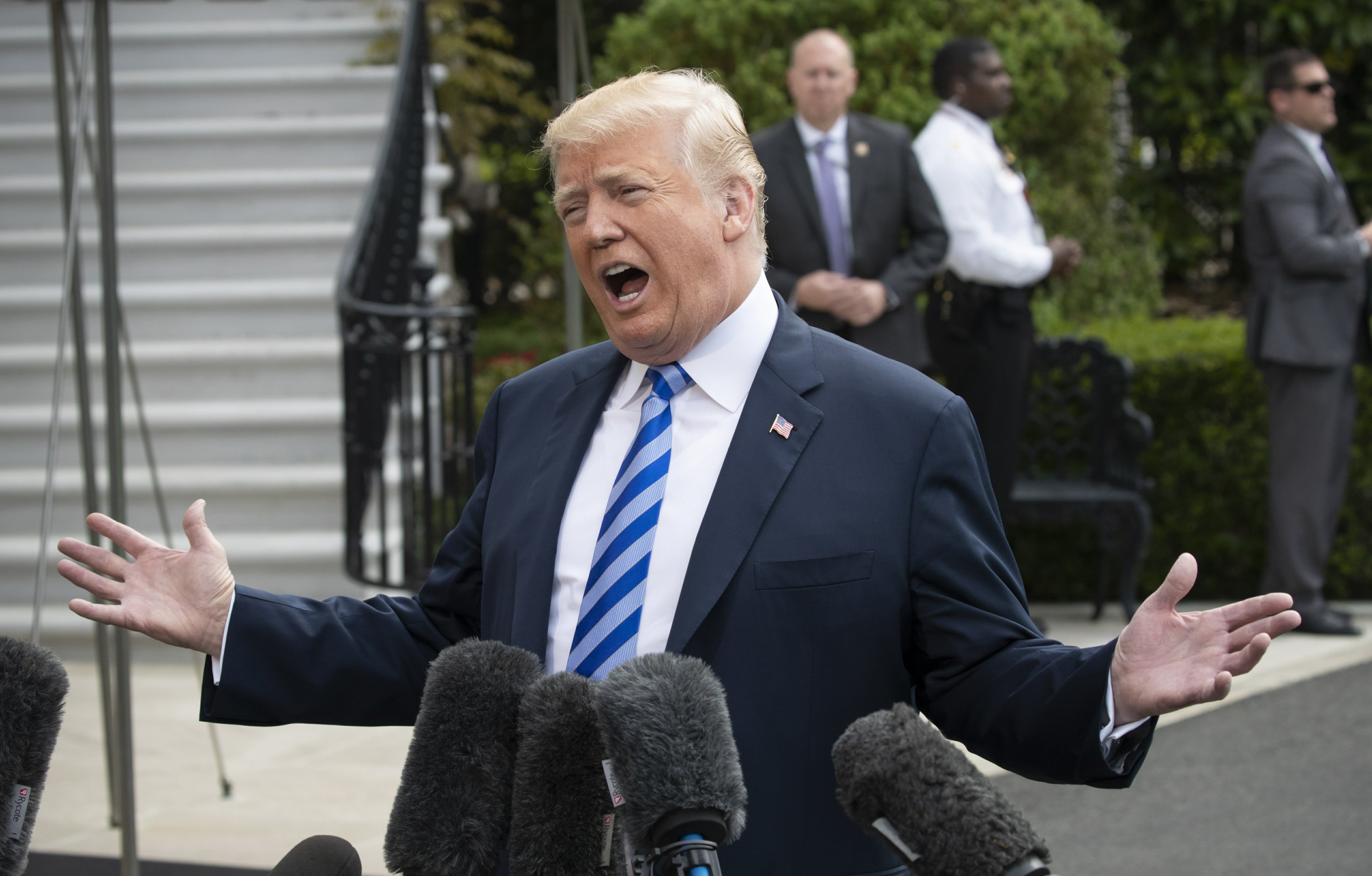 Trump says Giuliani needs to 'get facts straight' on Stormy