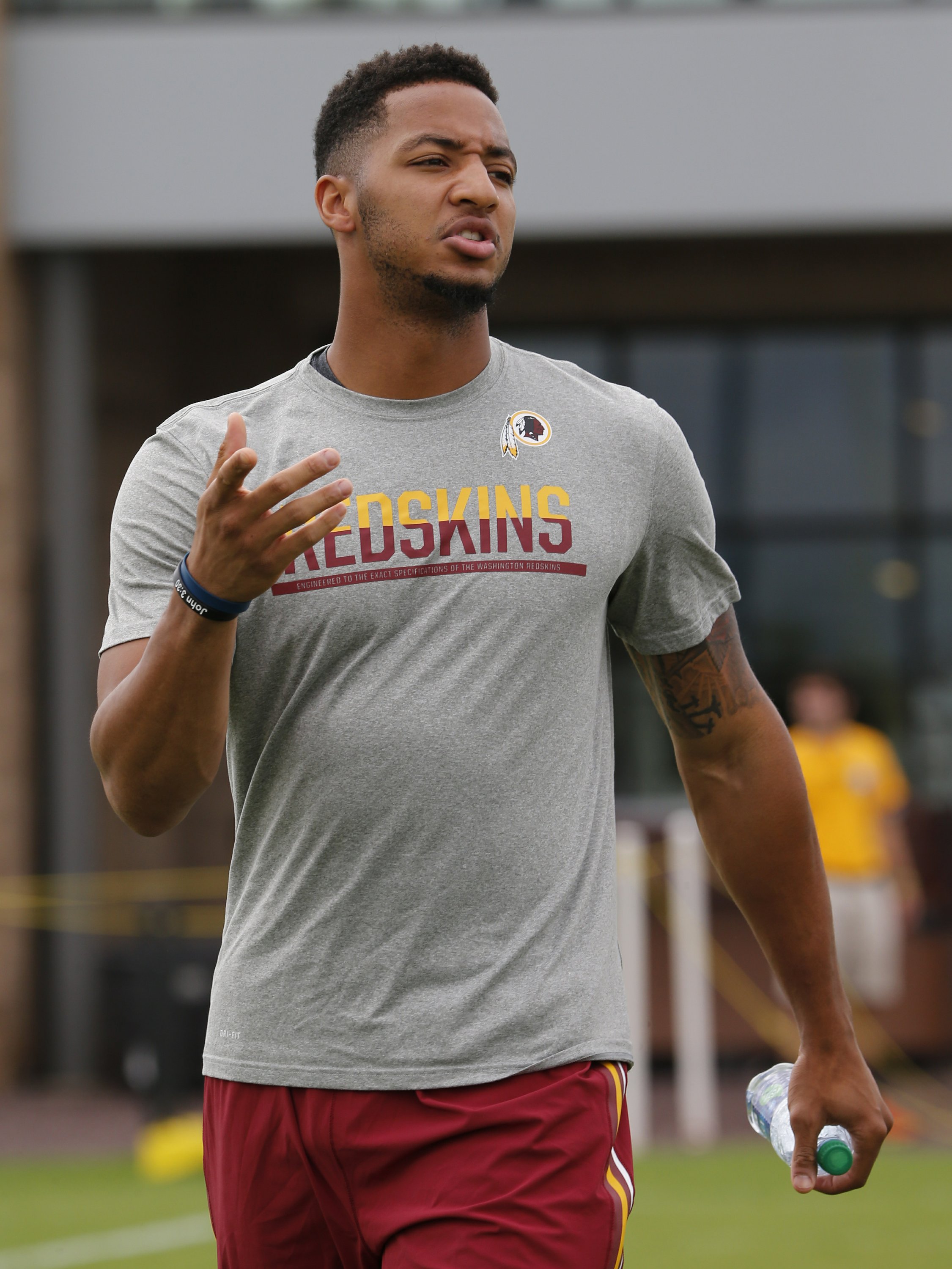 Washington Redskins Josh Doctson Gray Inverted Legend Jersey - Dingeas