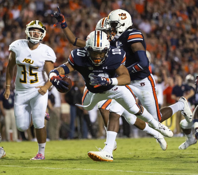 No 7 Auburn Routs Alabama State 63 9