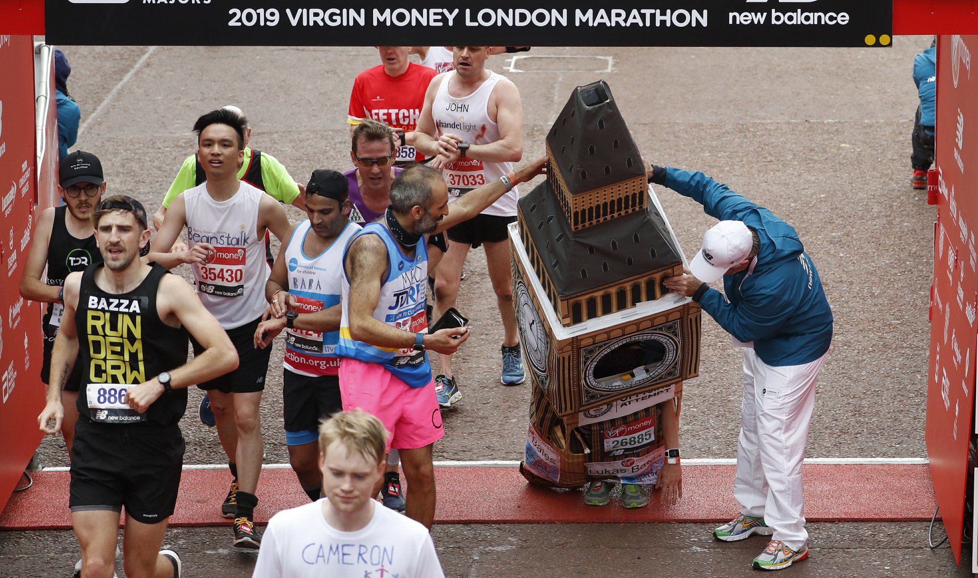 new balance london marathon shorts