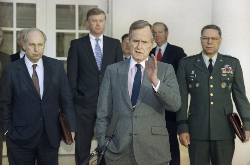George H.W. Bush, Dick Cheney, Dan Quayle
