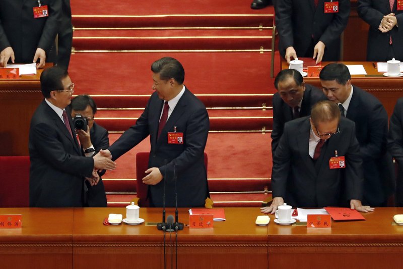 Xi Jinping, Hu Jintao, Jiang Zemin