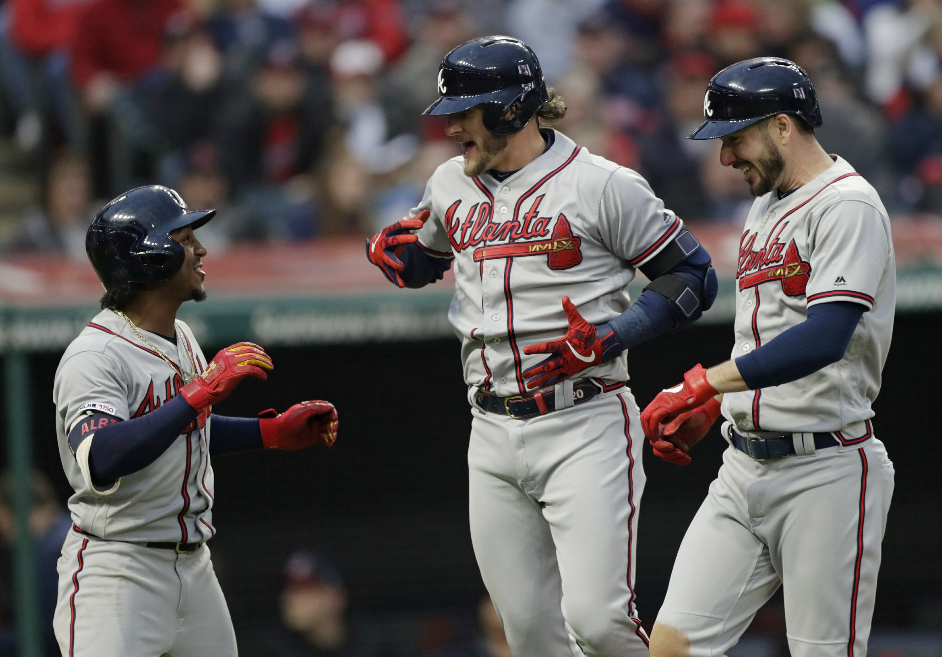 Donaldson Homers Twice Braves Rout Indians 11 5