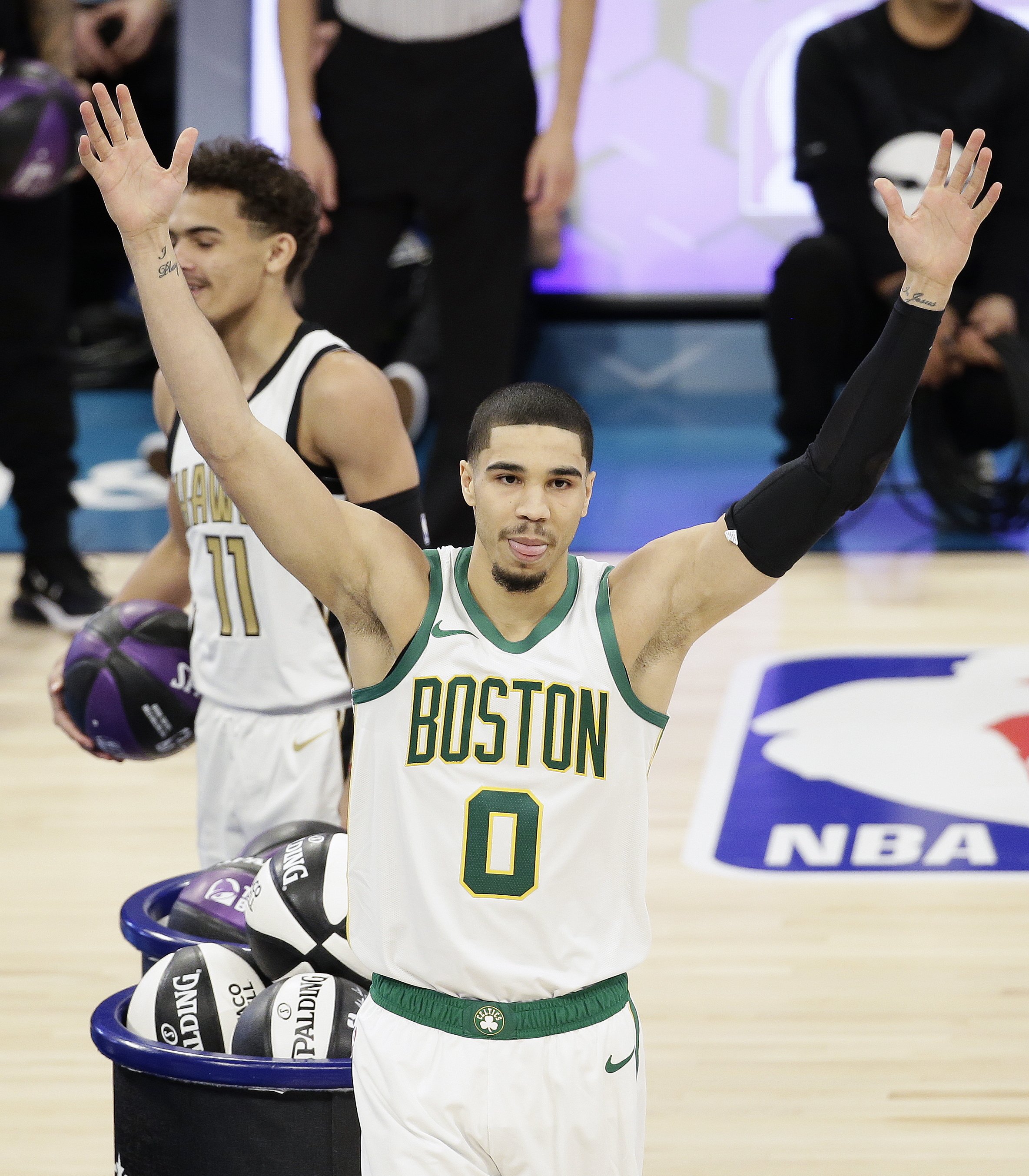 Image result for jayson tatum wins skills challenge